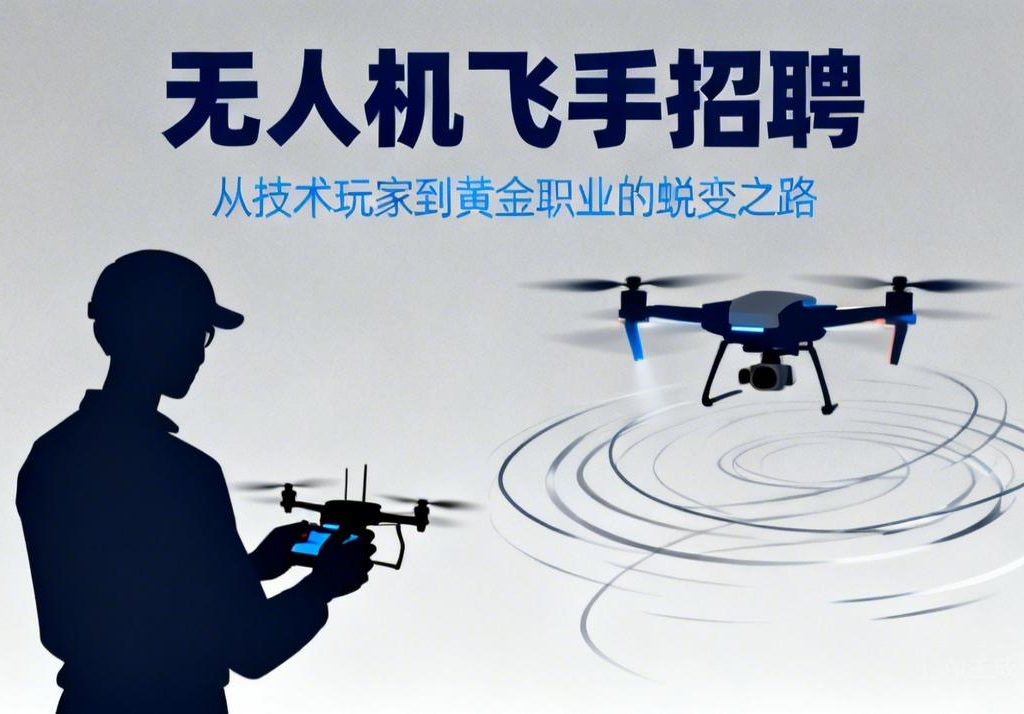 无人机飞手招聘|从技术玩家到黄金职业的蜕变之路