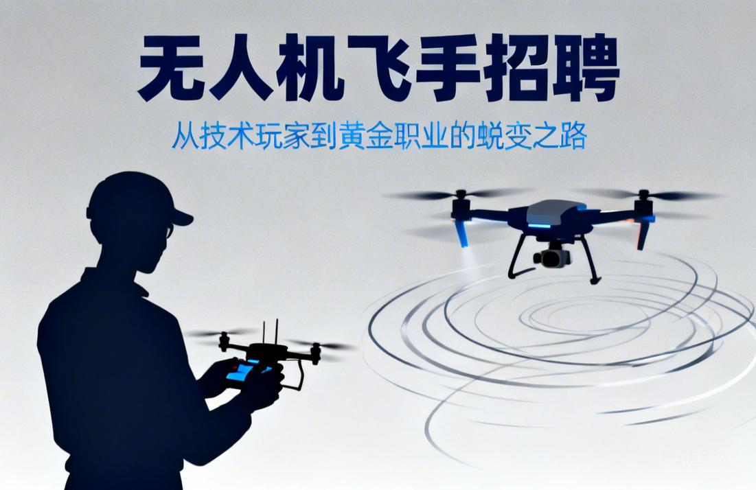 无人机飞手招聘|从技术玩家到黄金职业的蜕变之路