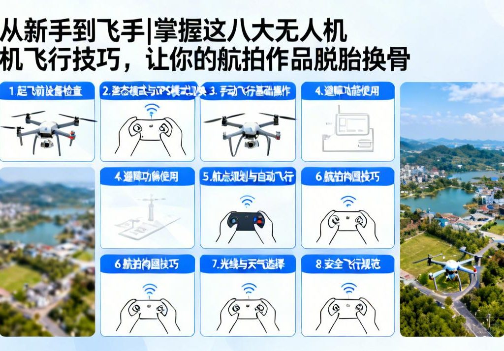 从新手到飞手|掌握这八大无人机飞行技巧，让你的航拍作品脱胎换骨