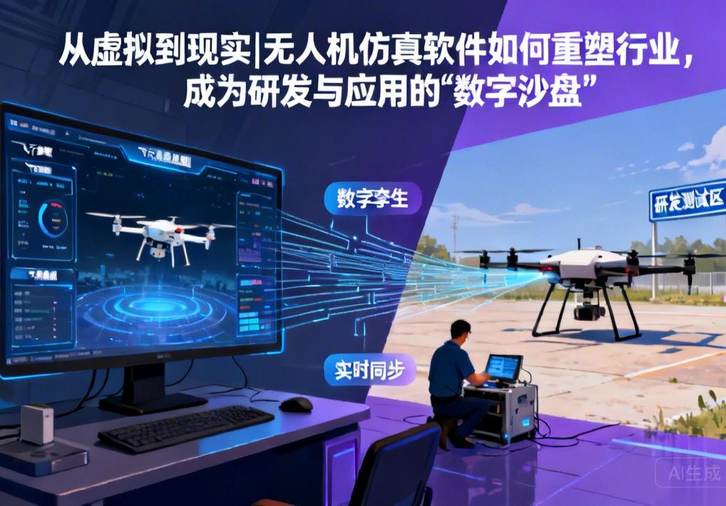从虚拟到现实|无人机仿真软件如何重塑行业，成为研发与应用的“数字沙盘”
