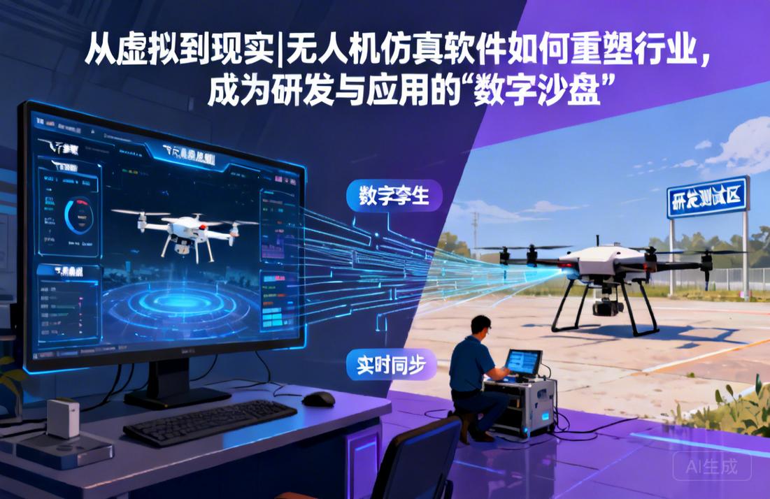 从虚拟到现实|无人机仿真软件如何重塑行业，成为研发与应用的“数字沙盘”