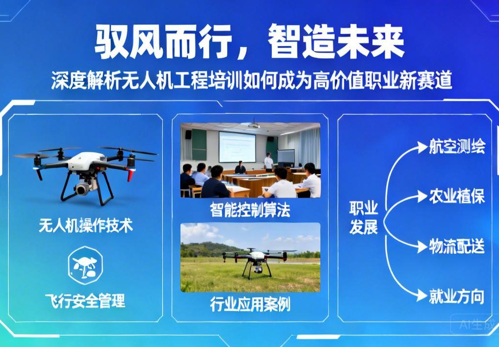 驭风而行，智造未来|深度解析无人机工程培训如何成为高价值职业新赛道
