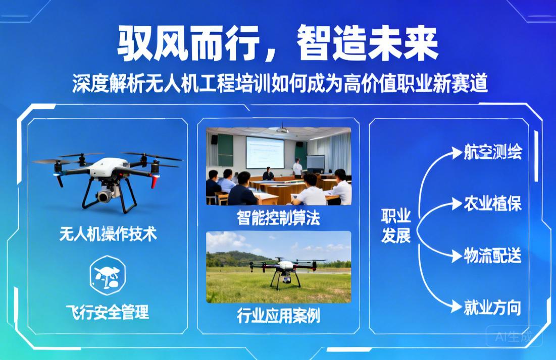 驭风而行，智造未来|深度解析无人机工程培训如何成为高价值职业新赛道
