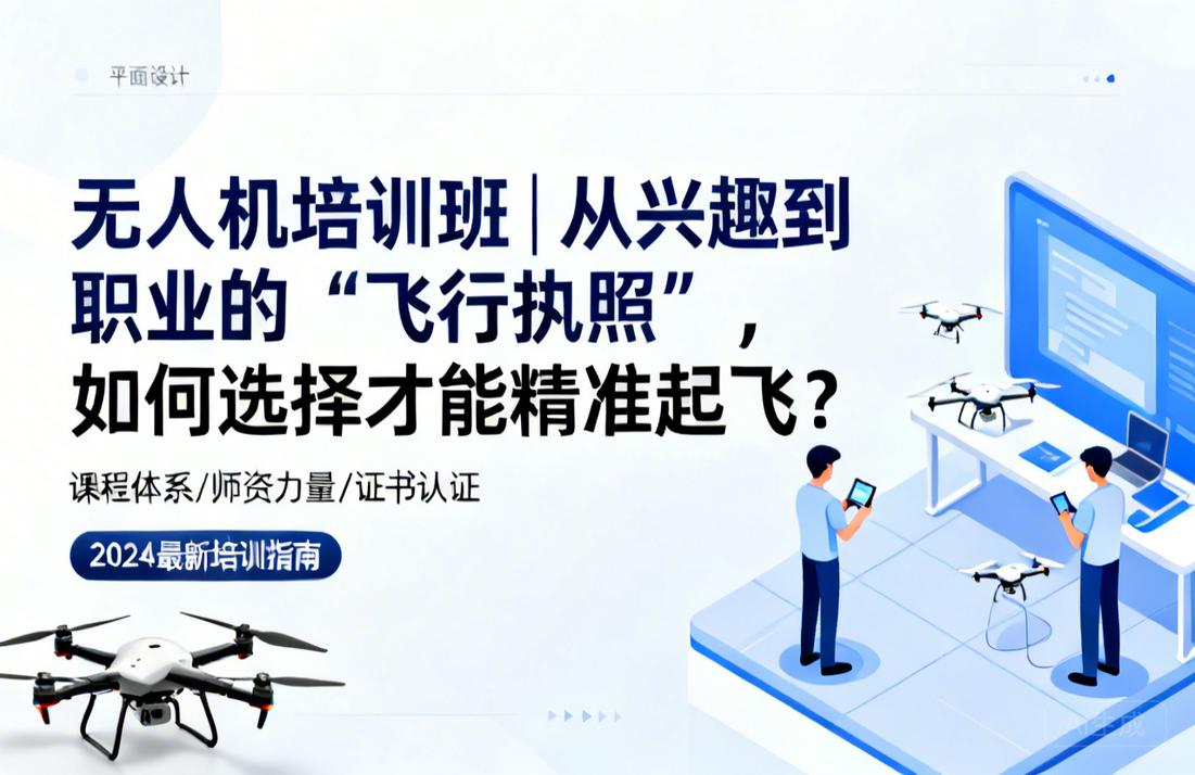 无人机培训班|从兴趣到职业的“飞行执照”，如何选择才能精准起飞？