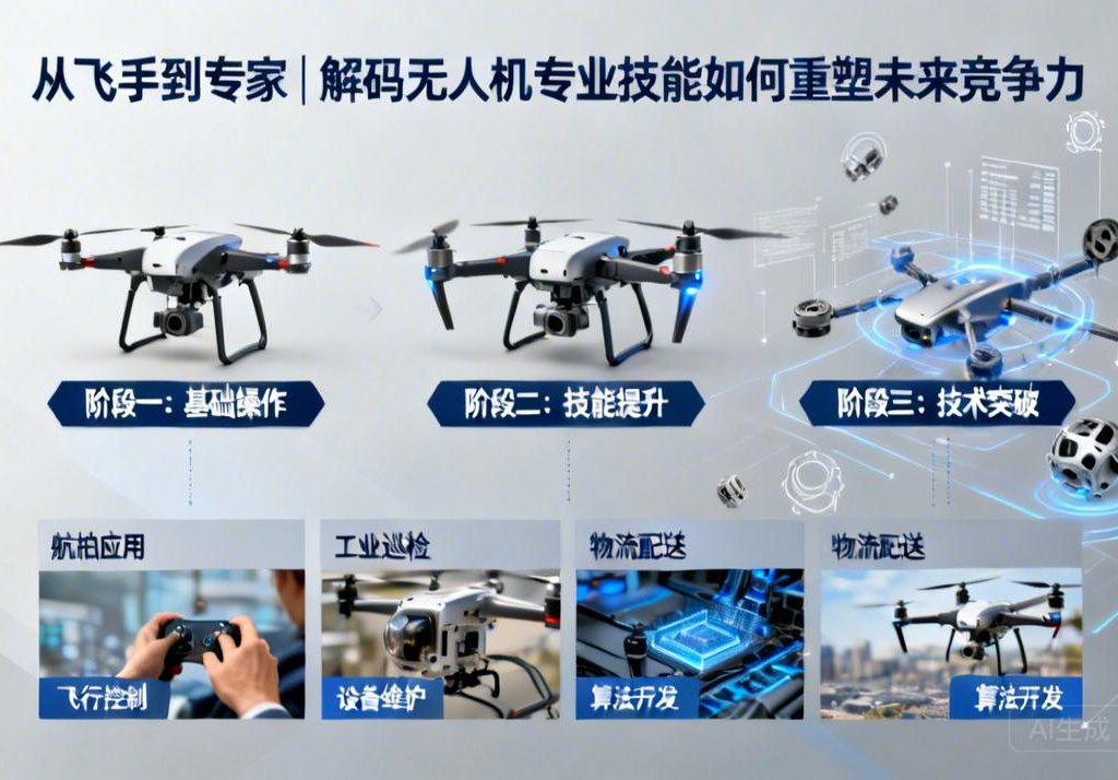 从飞手到专家|解码无人机专业技能如何重塑未来竞争力