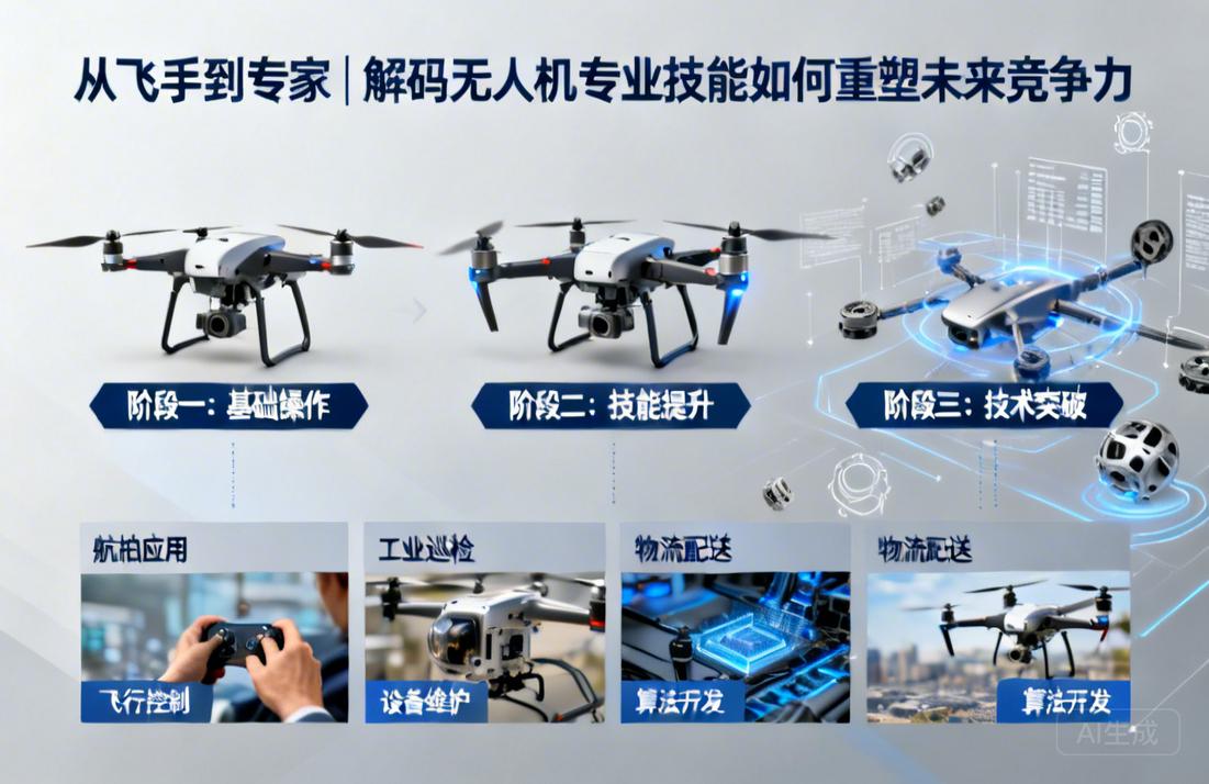 从飞手到专家|解码无人机专业技能如何重塑未来竞争力