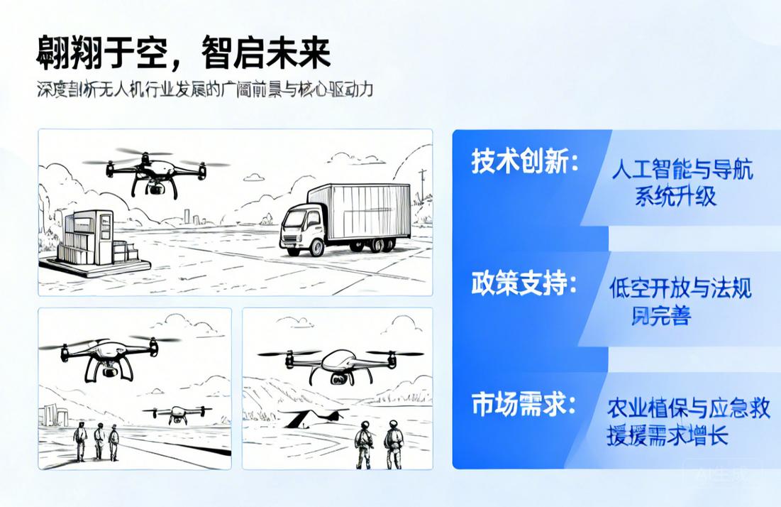 翱翔于空，智启未来|深度剖析无人机行业发展的广阔前景与核心驱动力