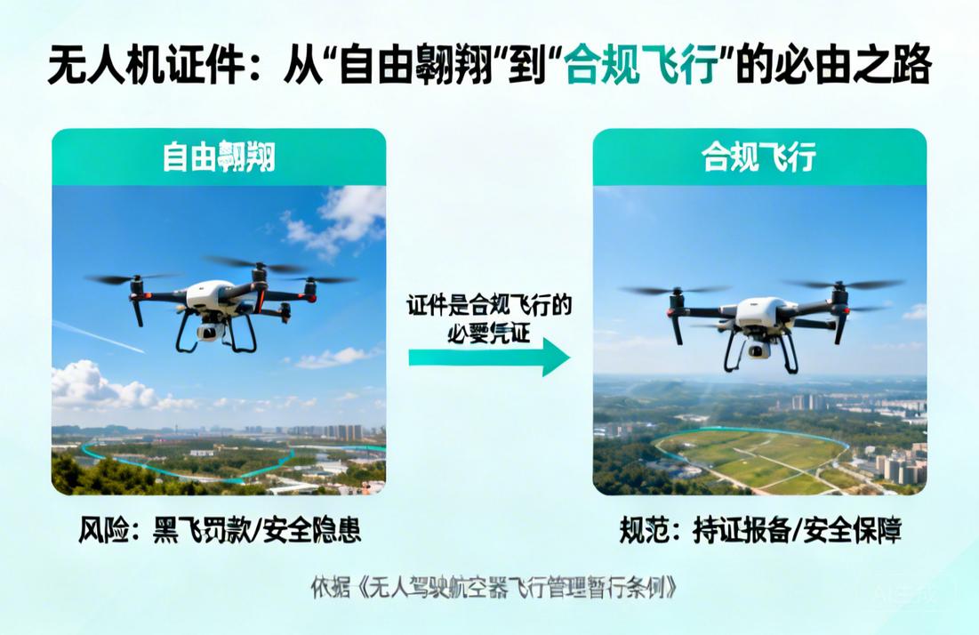 无人机证件|从“自由翱翔”到“合规飞行”的必由之路