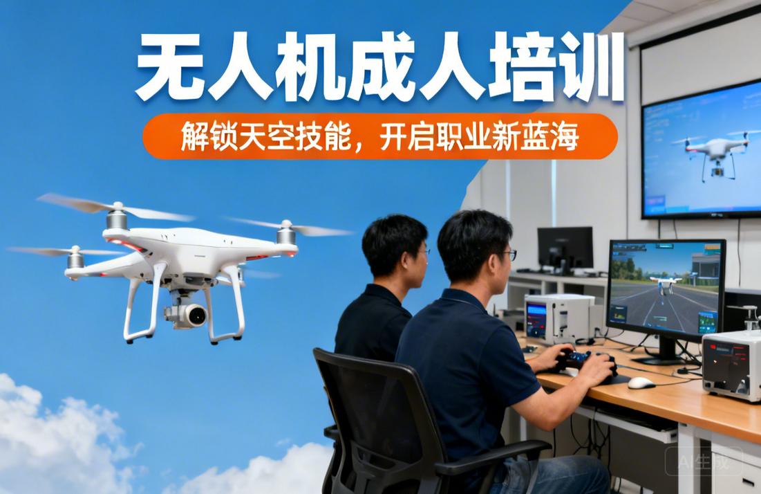 无人机成人培训|解锁天空技能，开启职业新蓝海