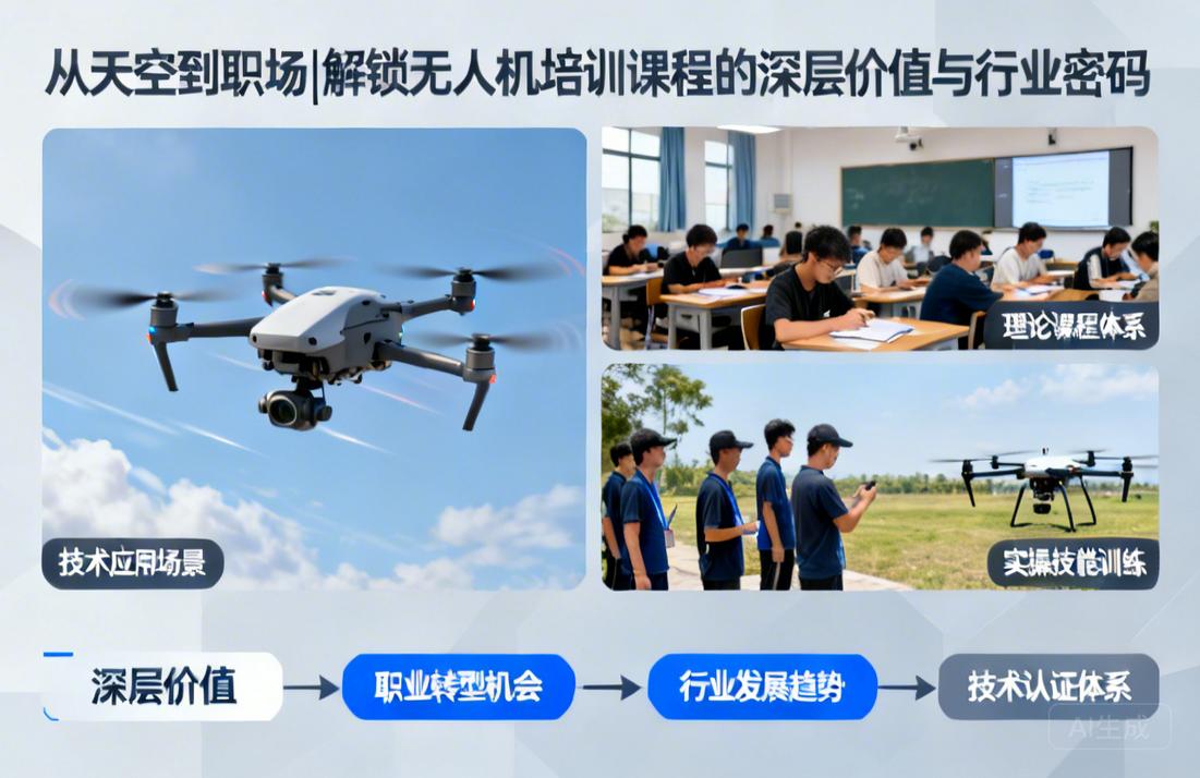 从天空到职场|解锁无人机培训课程的深层价值与行业密码