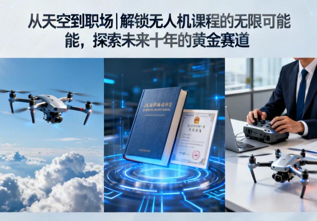 从天空到职场|解锁无人机课程的无限可能，探索未来十年的黄金赛道