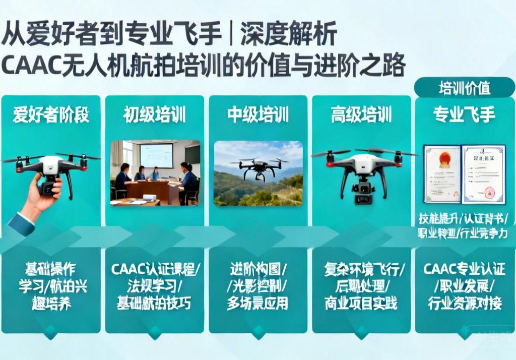从爱好者到专业飞手|深度解析CAAC无人机航拍培训的价值与进阶之路
