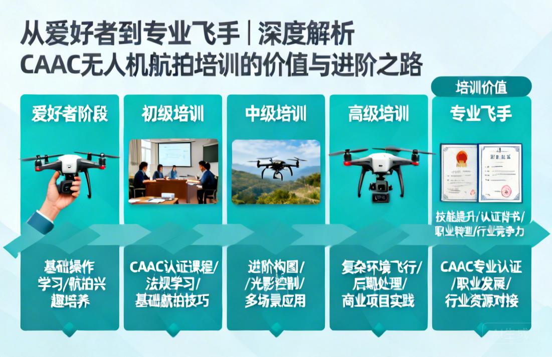 从爱好者到专业飞手|深度解析CAAC无人机航拍培训的价值与进阶之路