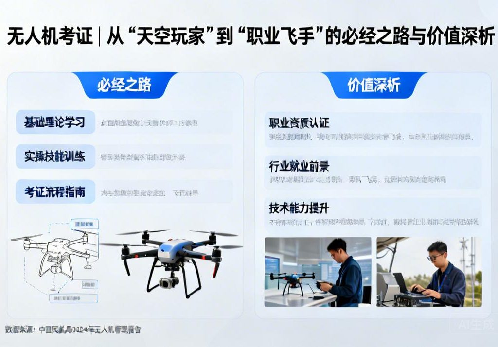 无人机考证|从“天空玩家”到“职业飞手”的必经之路与价值深析