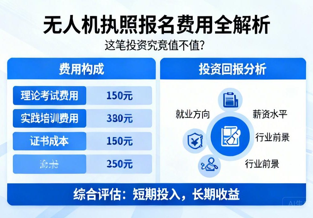 无人机执照报名费用全解析|这笔投资究竟值不值？