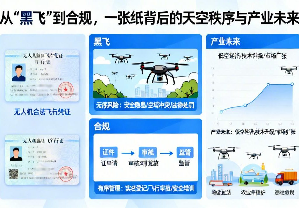 无人机证件|从“黑飞”到合规，一张纸背后的天空秩序与产业未来