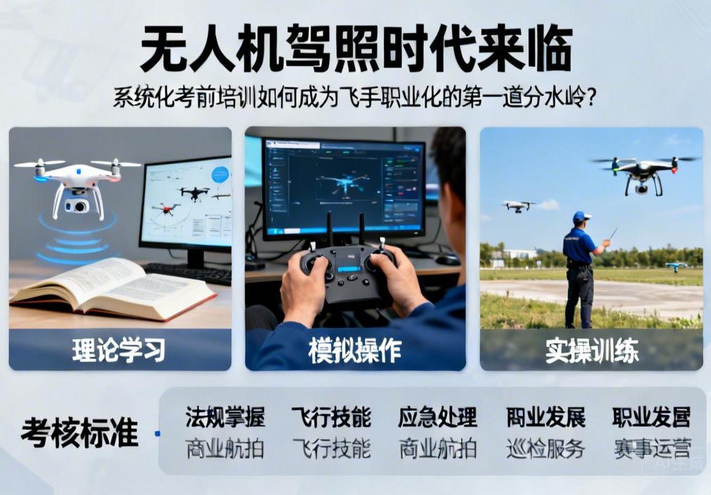 无人机驾照时代来临|系统化考前培训如何成为飞手职业化的第一道分水岭？