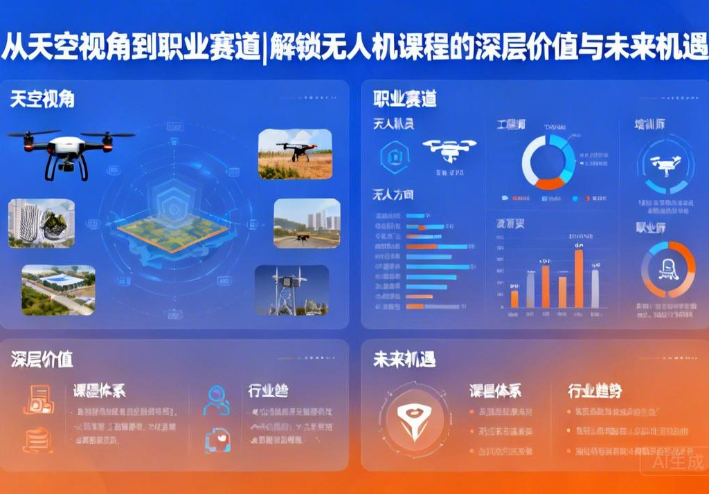 从天空视角到职业赛道|解锁无人机课程的深层价值与未来机遇