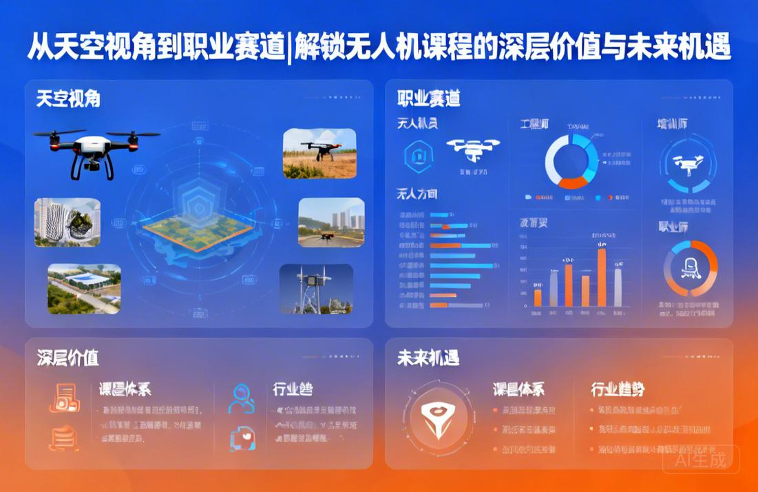 从天空视角到职业赛道|解锁无人机课程的深层价值与未来机遇