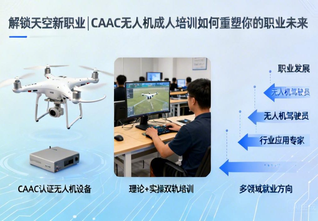 解锁天空新职业|CAAC无人机成人培训如何重塑你的职业未来
