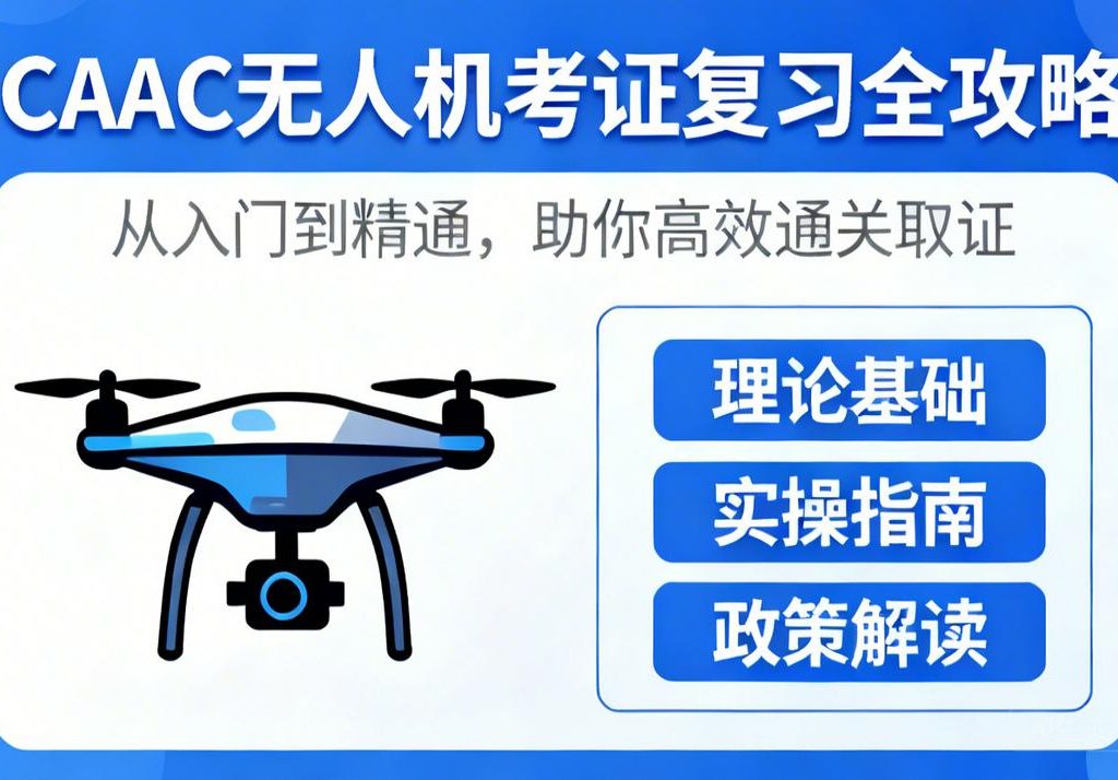 CAAC无人机考证复习全攻略|从入门到精通，助你高效通关取证