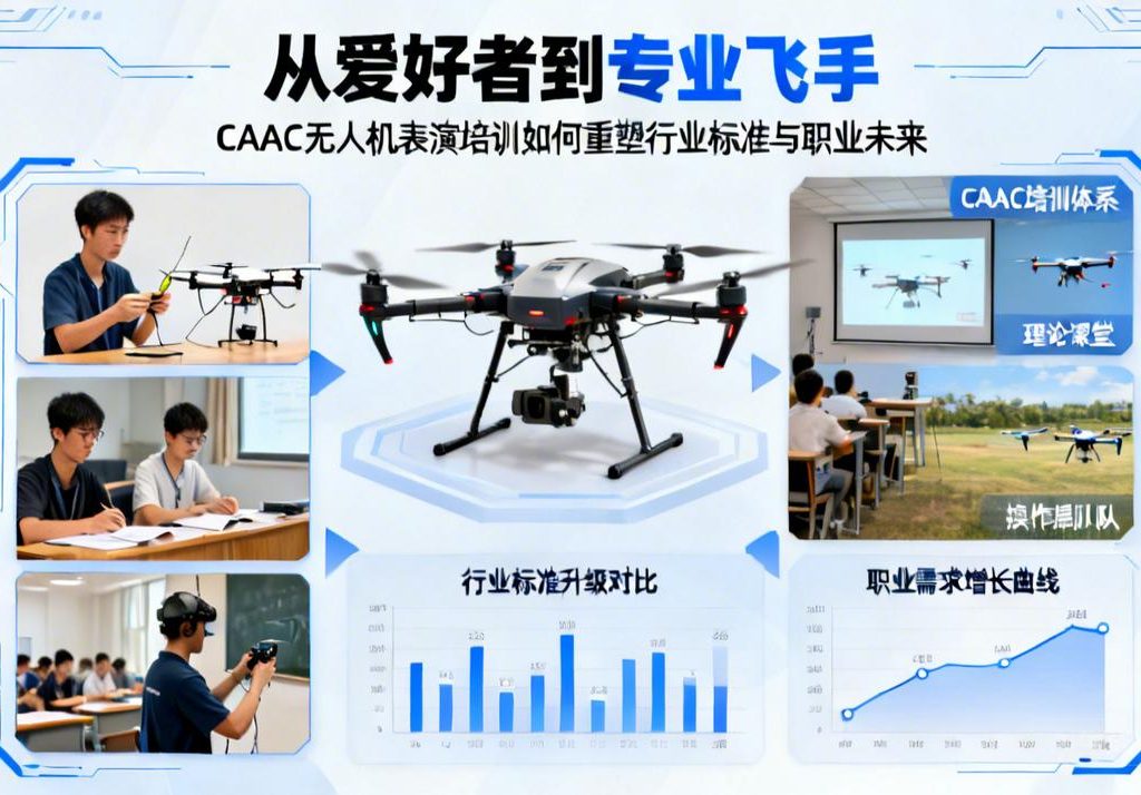 从爱好者到专业飞手|CAAC无人机表演培训如何重塑行业标准与职业未来