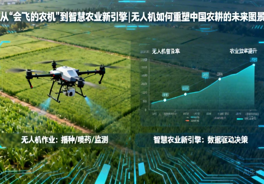 从“会飞的农机”到智慧农业新引擎|无人机如何重塑中国农耕的未来图景