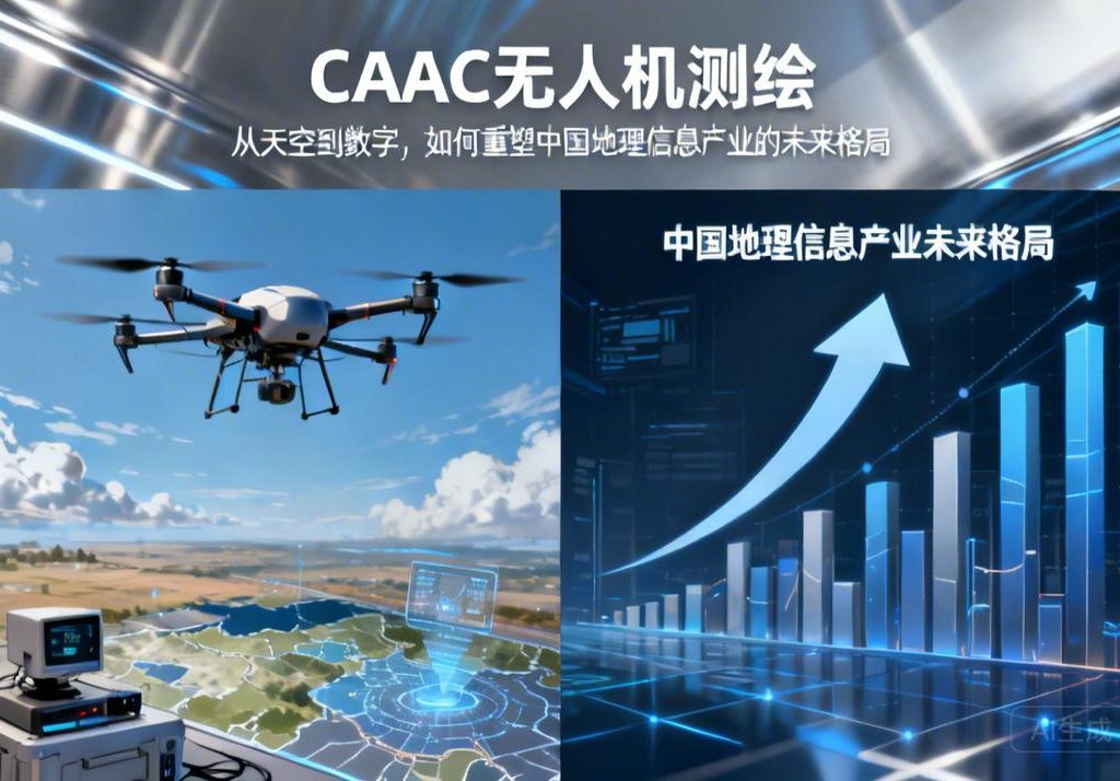 CAAC无人机测绘|从天空到数字，如何重塑中国地理信息产业的未来格局