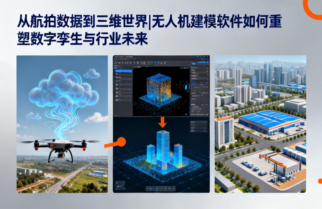 从航拍数据到三维世界|无人机建模软件如何重塑数字孪生与行业未来