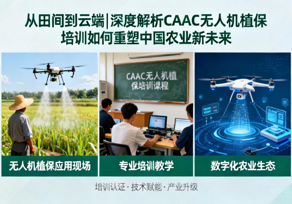 从田间到云端|深度解析CAAC无人机植保培训如何重塑中国农业新未来