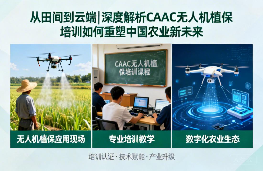 从田间到云端|深度解析CAAC无人机植保培训如何重塑中国农业新未来