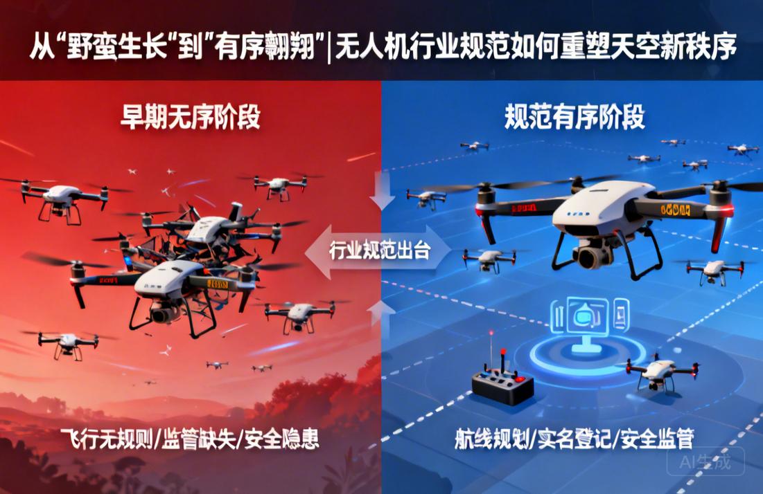从“野蛮生长”到“有序翱翔”|无人机行业规范如何重塑天空新秩序