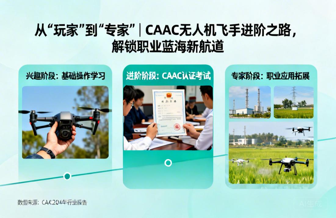 从“玩家”到“专家”|CAAC无人机飞手进阶之路，解锁职业蓝海新航道