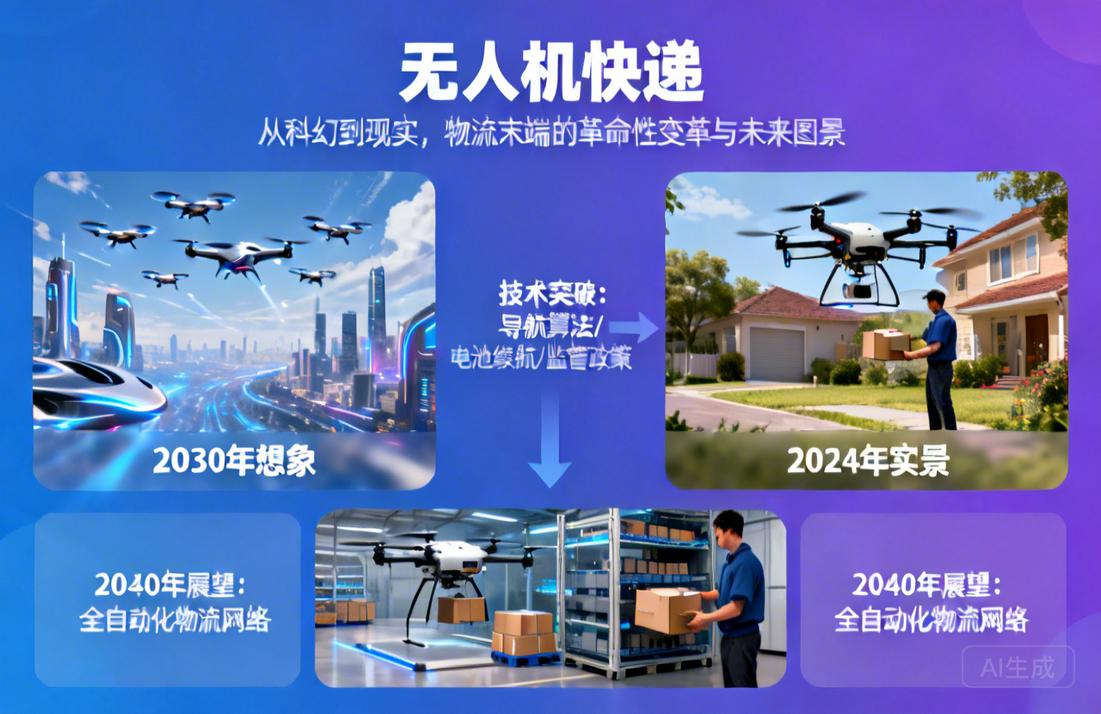 无人机快递|从科幻到现实，物流末端的革命性变革与未来图景