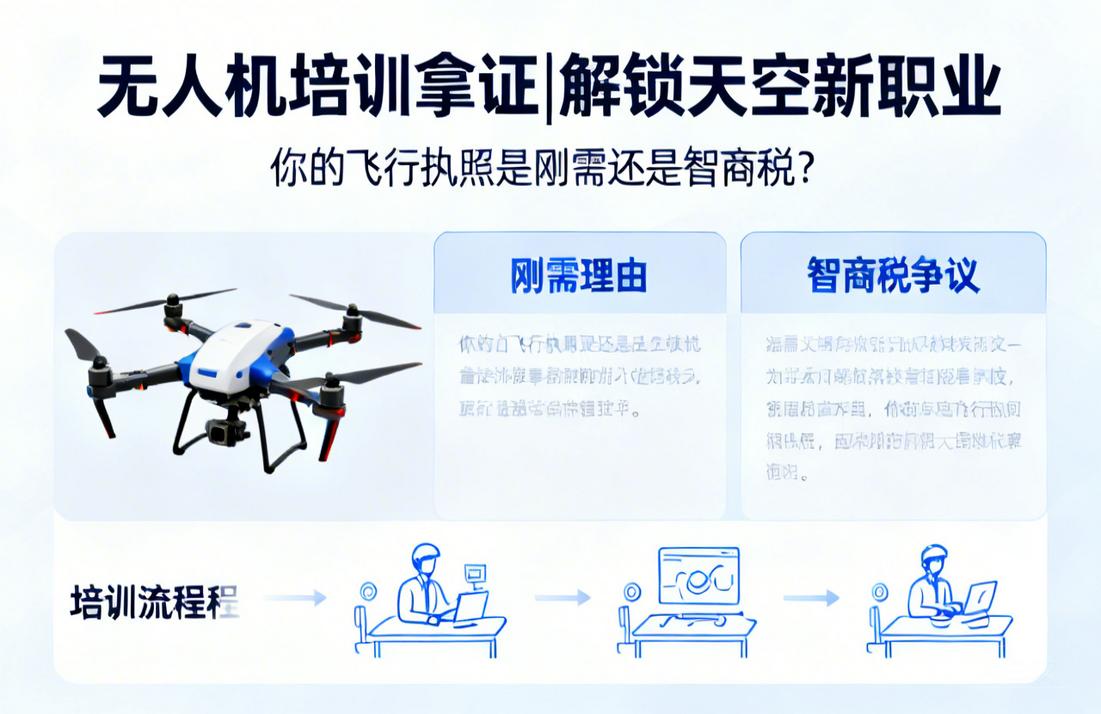 无人机培训拿证|解锁天空新职业，你的飞行执照是刚需还是智商税？