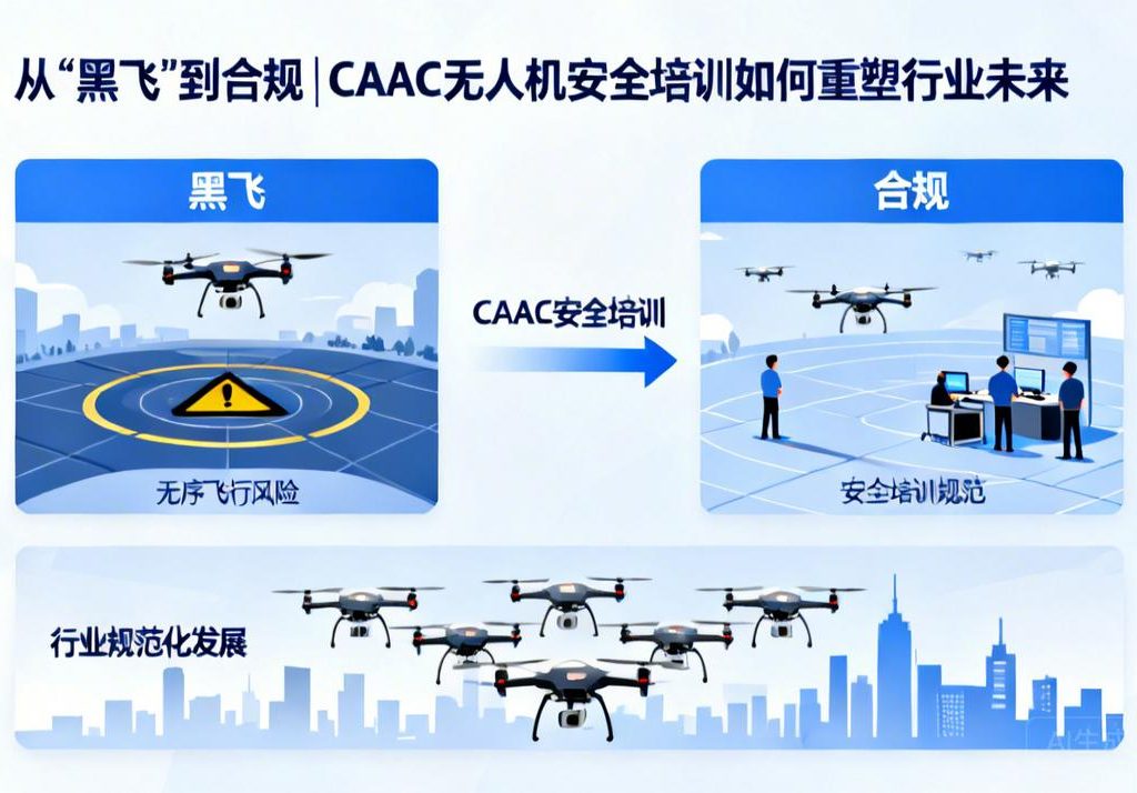 从“黑飞”到合规|CAAC无人机安全培训如何重塑行业未来