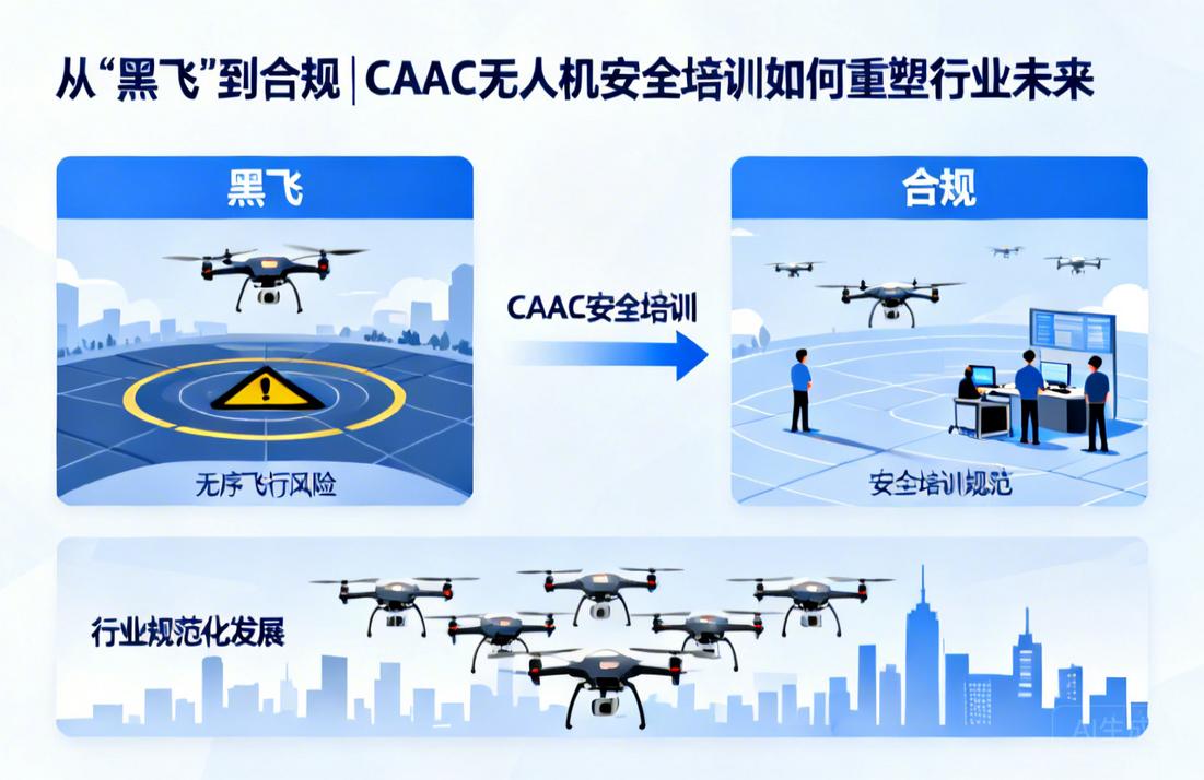 从“黑飞”到合规|CAAC无人机安全培训如何重塑行业未来