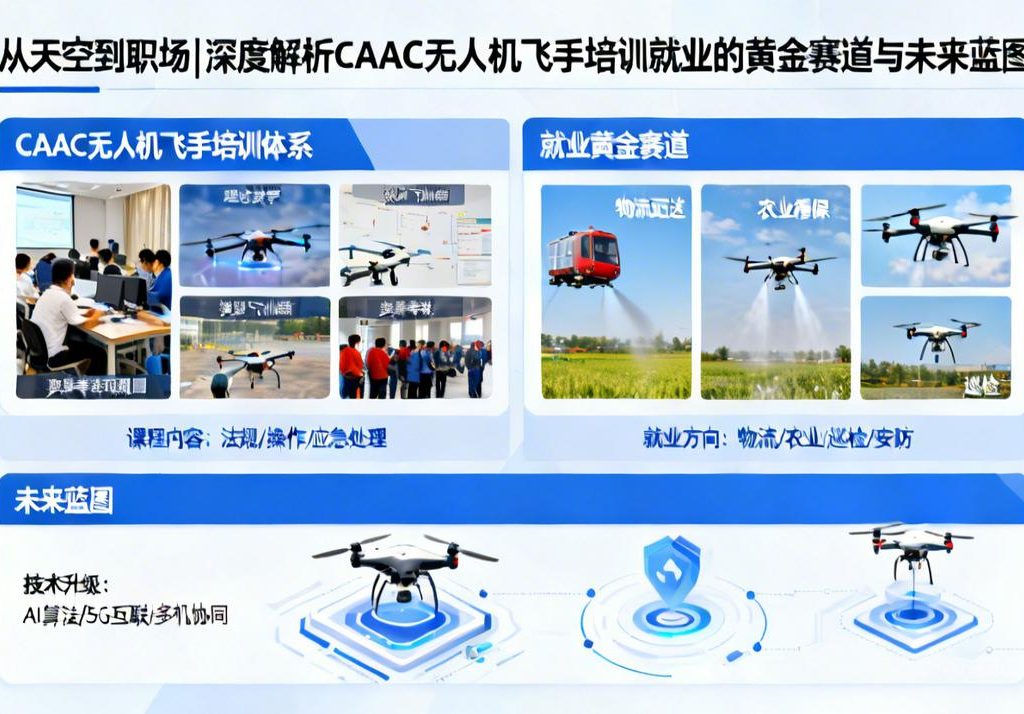 从天空到职场|深度解析CAAC无人机飞手培训就业的黄金赛道与未来蓝图