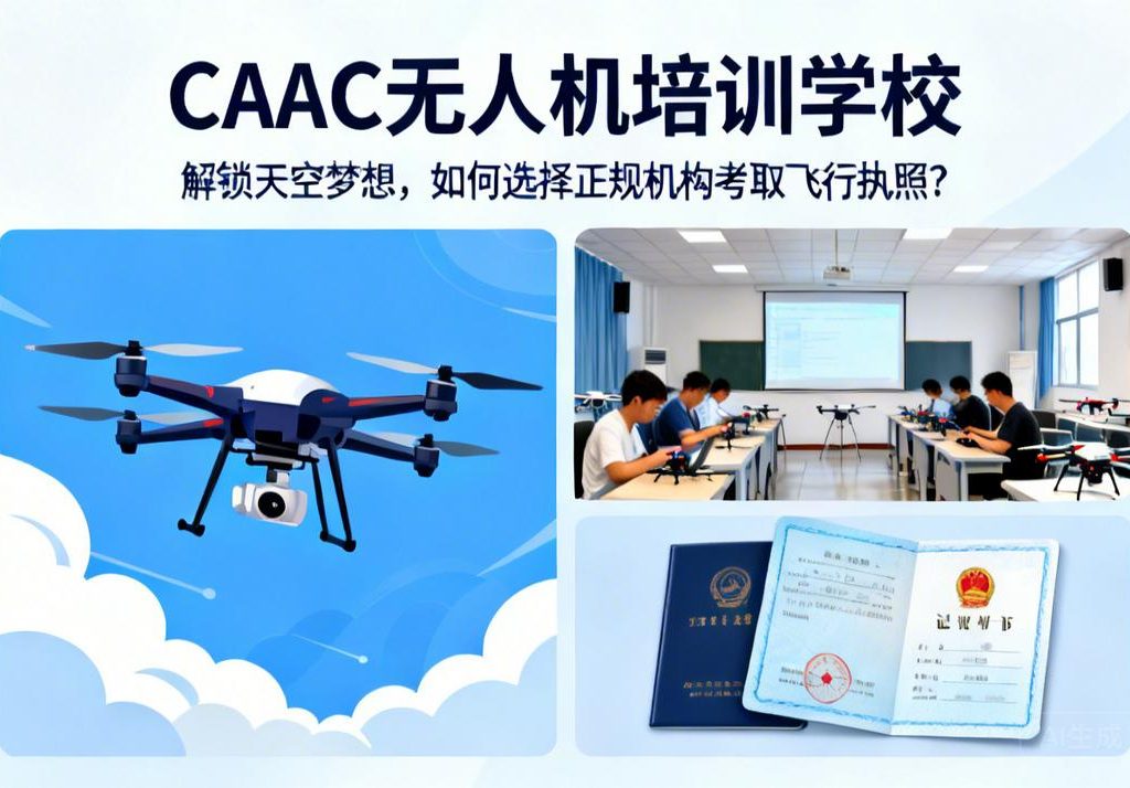 CAAC无人机培训学校|解锁天空梦想，如何选择正规机构考取飞行执照？