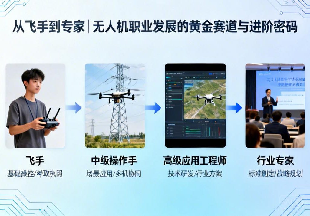 从飞手到专家|无人机职业发展的黄金赛道与进阶密码