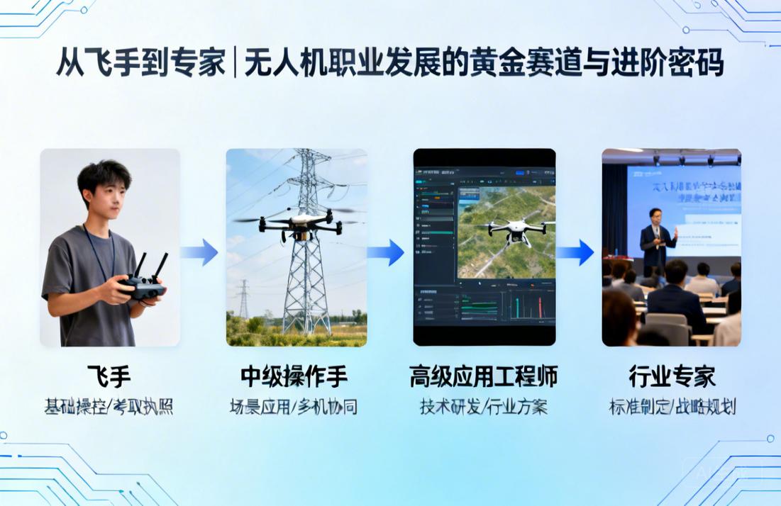 从飞手到专家|无人机职业发展的黄金赛道与进阶密码