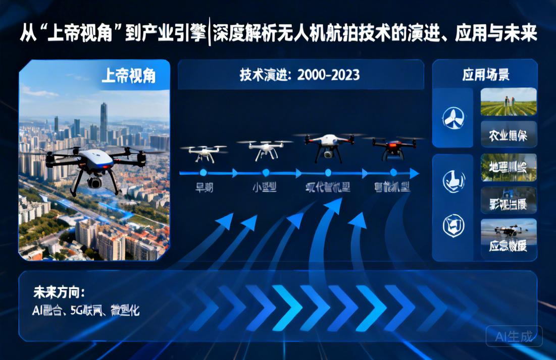 从“上帝视角”到产业引擎|深度解析无人机航拍技术的演进、应用与未来