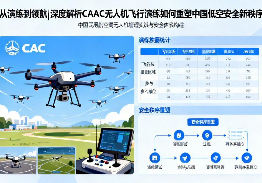 从演练到领航|深度解析CAAC无人机飞行演练如何重塑中国低空安全新秩序