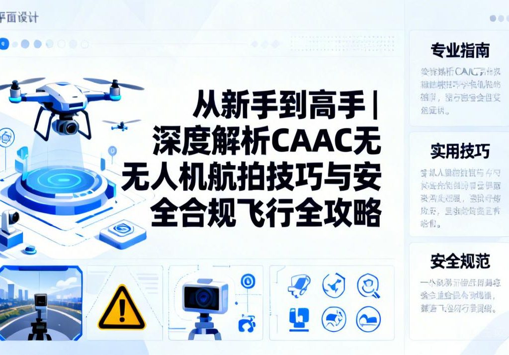 从新手到高手|深度解析CAAC无人机航拍技巧与安全合规飞行全攻略