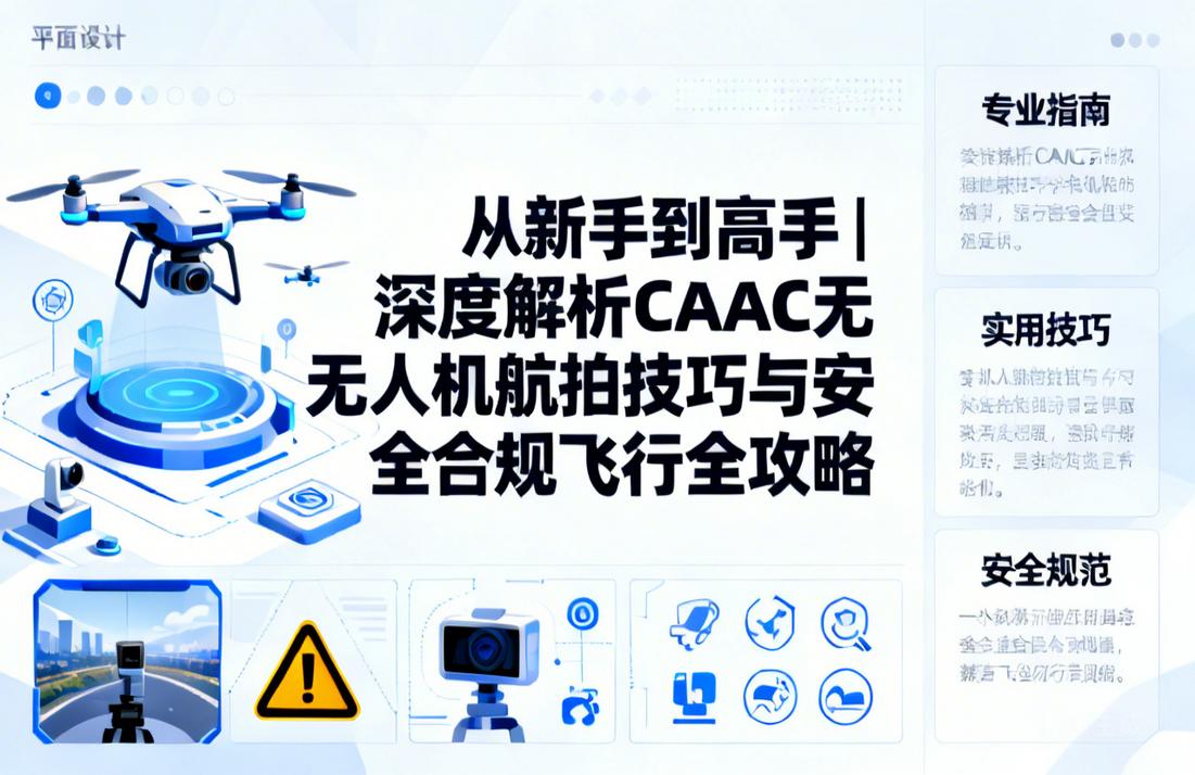 从新手到高手|深度解析CAAC无人机航拍技巧与安全合规飞行全攻略