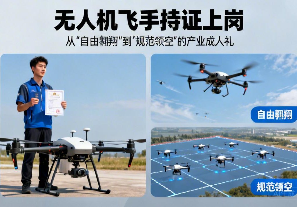 无人机飞手持证上岗|从“自由翱翔”到“规范领空”的产业成人礼