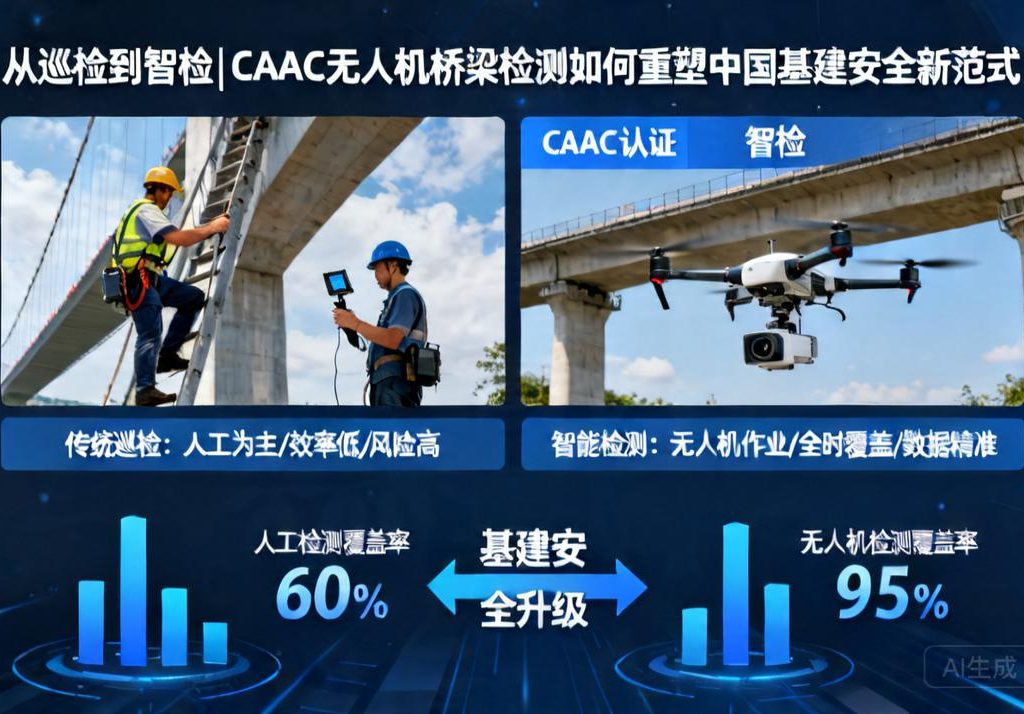 从巡检到智检|CAAC无人机桥梁检测如何重塑中国基建安全新范式