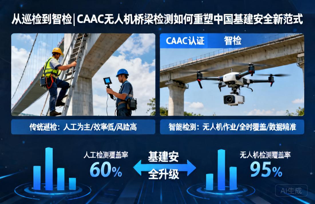 从巡检到智检|CAAC无人机桥梁检测如何重塑中国基建安全新范式