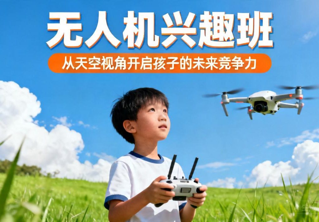 无人机兴趣班|从天空视角开启孩子的未来竞争力