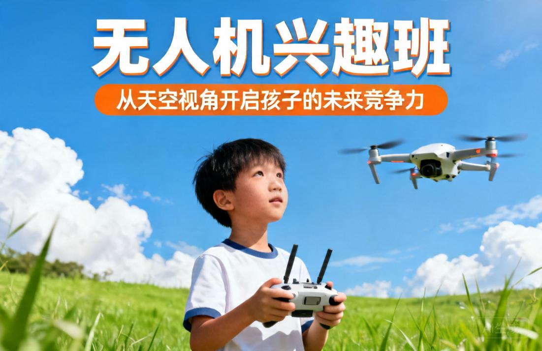 无人机兴趣班|从天空视角开启孩子的未来竞争力